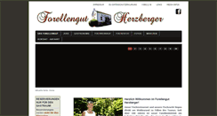 Desktop Screenshot of forellengut-herzberger.de