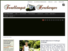 Tablet Screenshot of forellengut-herzberger.de